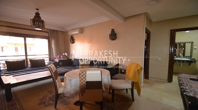 Location appartement F2 au prestigieux quartier hivernage