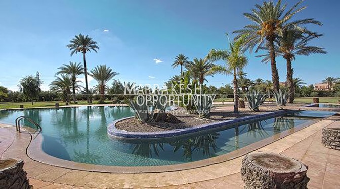 Contemporary Furnished Villa for Seasonal Rental in Route de Fes