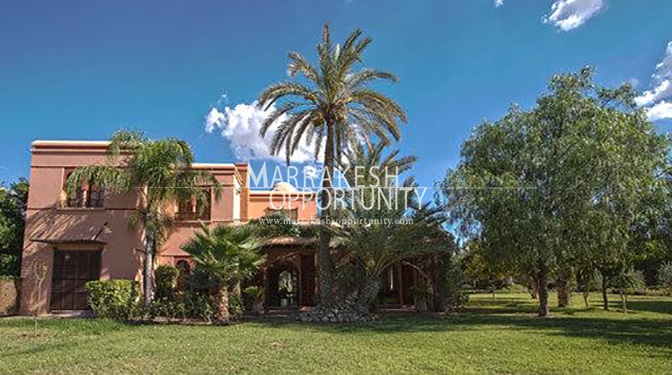 Contemporary Furnished Villa for Seasonal Rental in Route de Fes