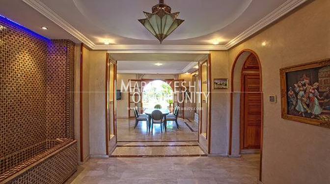 Contemporary Furnished Villa for Seasonal Rental in Route de Fes