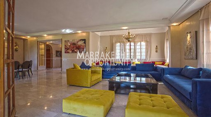 Contemporary Furnished Villa for Seasonal Rental in Route de Fes