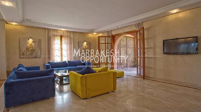 Contemporary Furnished Villa for Seasonal Rental in Route de Fes