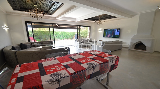 Location vacance villa moderne palmeraie