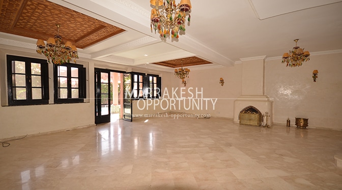 location Villa parfaitement située au quartier la Palmeraie