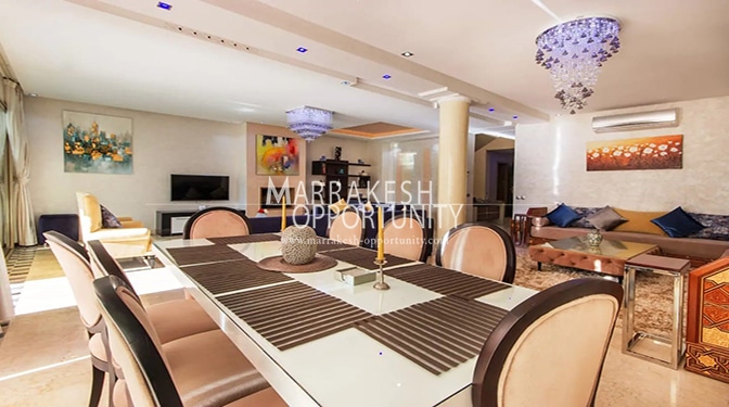 Furnished Villa for Seasonal Rental in Agdal