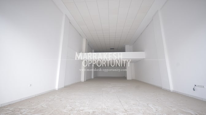 Location magasin situé sur boulevard Abdelkrime khetabi