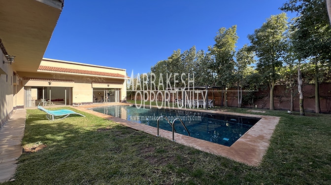 Location villa privée sur la route de Fès