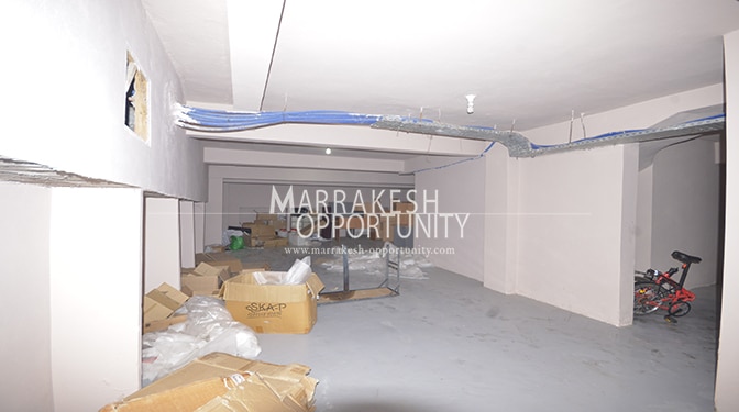 Location magasin au centre de la nouvelle ville de Marrakech