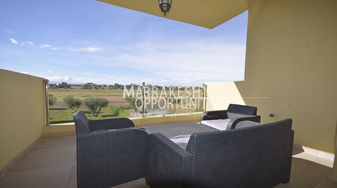 Villa moderne avec vue sur le golf à Marrakech en location