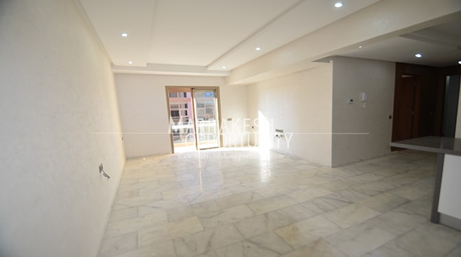 Appartement vide en location au cœur de Marrakech Guéliz