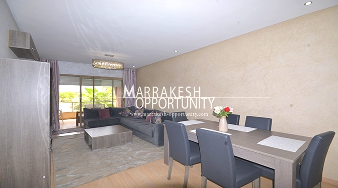 Appartement meublé avec terrasse et piscine à Marrakech