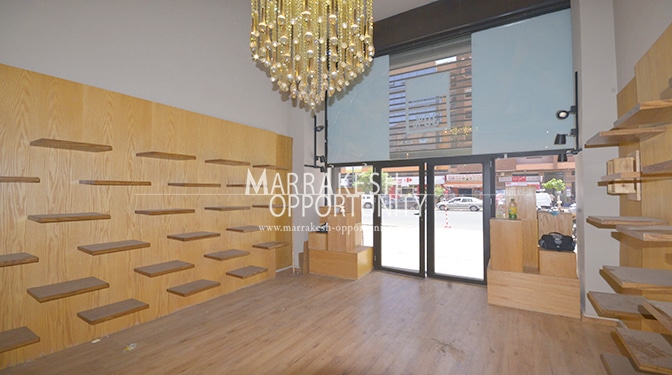 Magasin à louer sur l&rsquo;avenue Alale fassi Marrakech