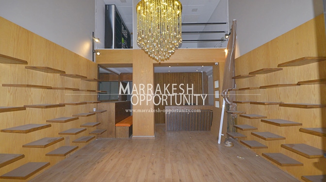 Magasin à louer sur l&rsquo;avenue Alale fassi Marrakech