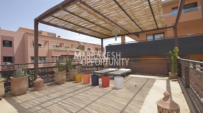 Location appartement avec grande terrasse