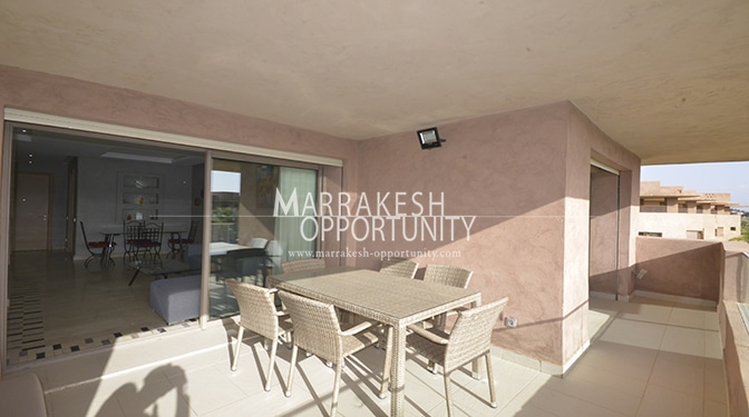 Appartement moderne avec terrasse à louer à Marrakech