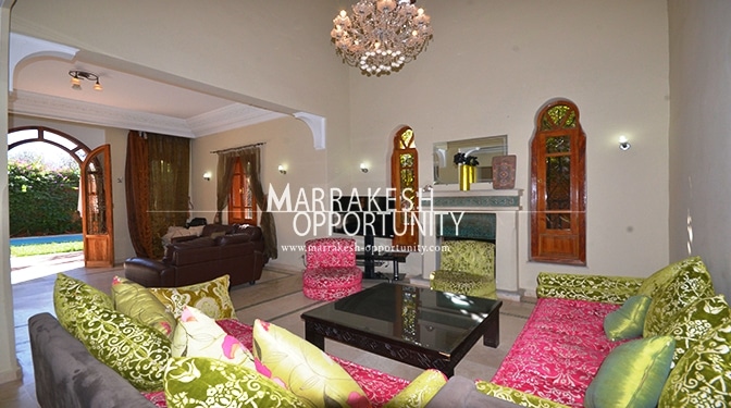 Location villa situé au quartier targa