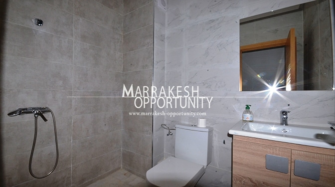 Location appartement vide situé à guéliz