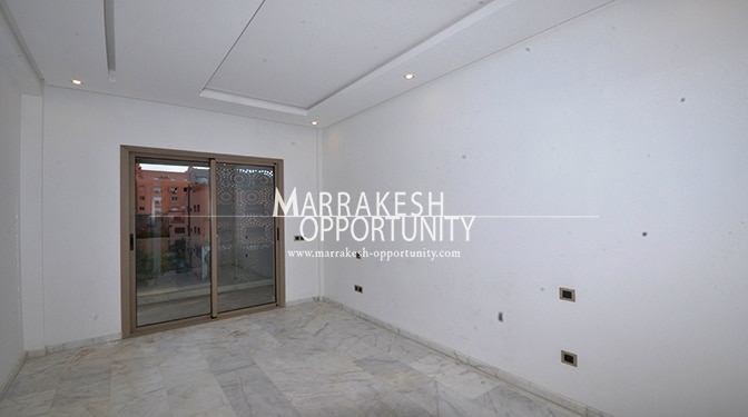 Location appartement vide situé à guéliz