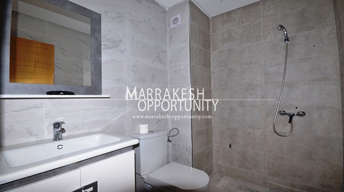 Location appartement vide situé à guéliz