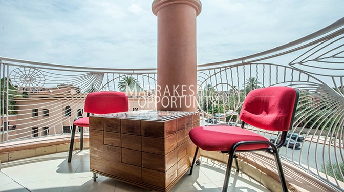 Location appartement Marrakech à coté de jardin Majorelle