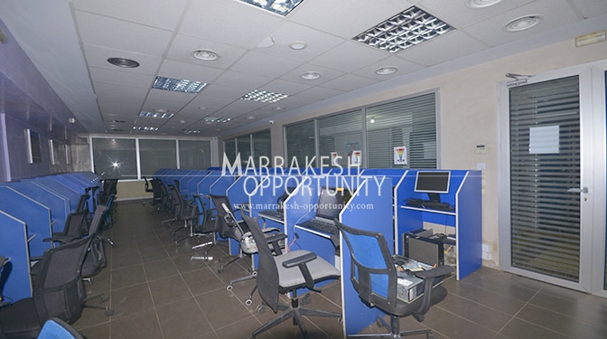 Location centre d&rsquo;appel situé au centre de Marrakech