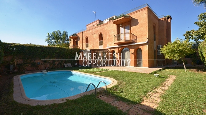 Location villa située au quartier targa