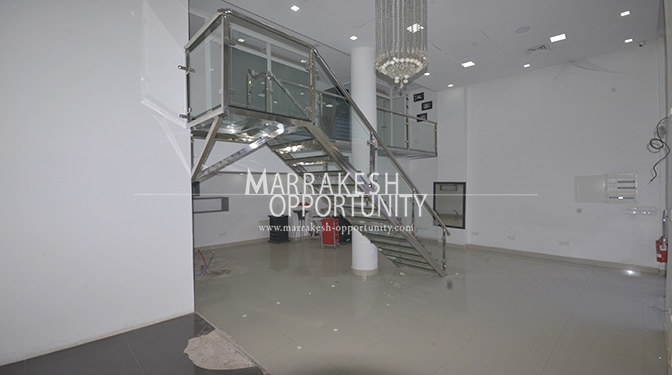 Location d un magasin bien situé à Guéliz