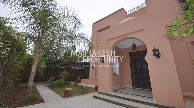 Location villa avec jardin privative