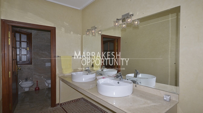 Location villa située au quartier résidentielle targa