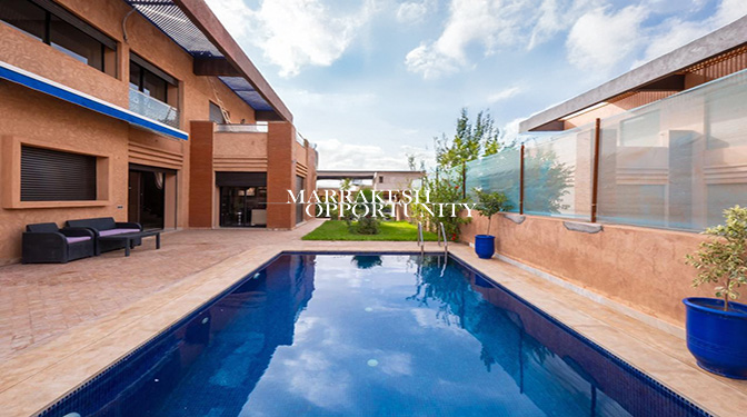 Location longue durée villa meublée sur route d&rsquo;Ourika