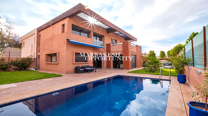 Location longue durée villa meublée sur route d&rsquo;Ourika