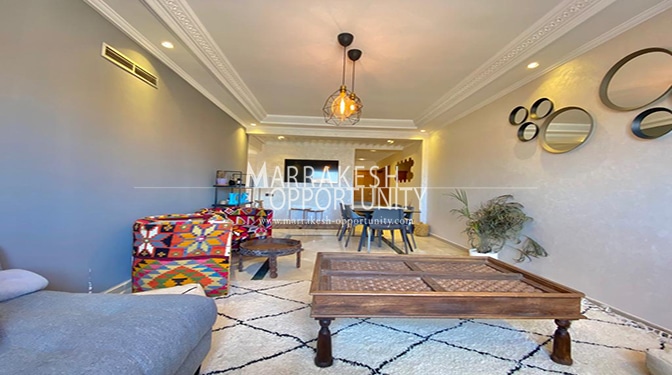 Louez cet appartement meublé de standing à Marrakech