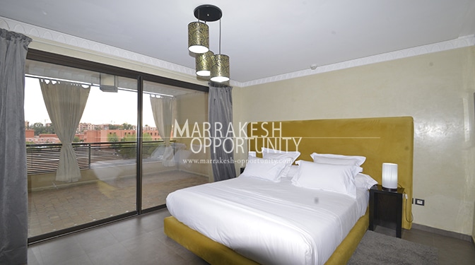 Appartement de standing avec vue panoramique à Marrakech
