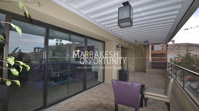 Appartement de standing avec vue panoramique à Marrakech