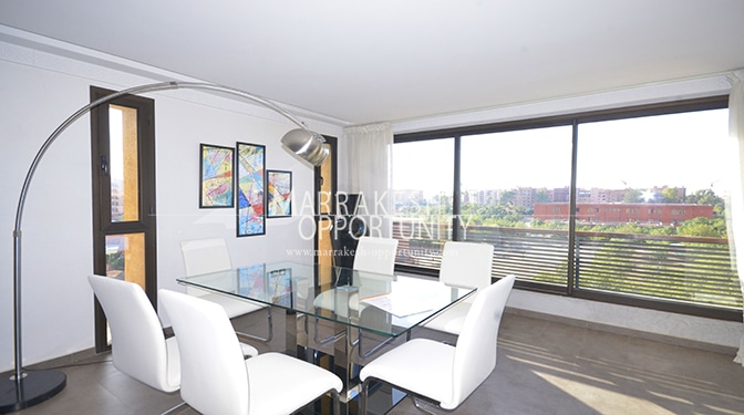 Appartement moderne au cœur de Marrakech avec vue panoramique