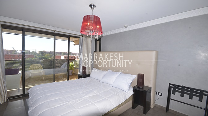 Appartement moderne au cœur de Marrakech avec vue panoramique