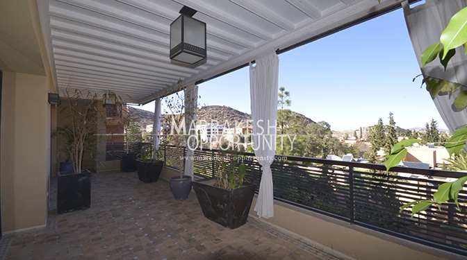 Appartement de standing avec vue panoramique à Marrakech