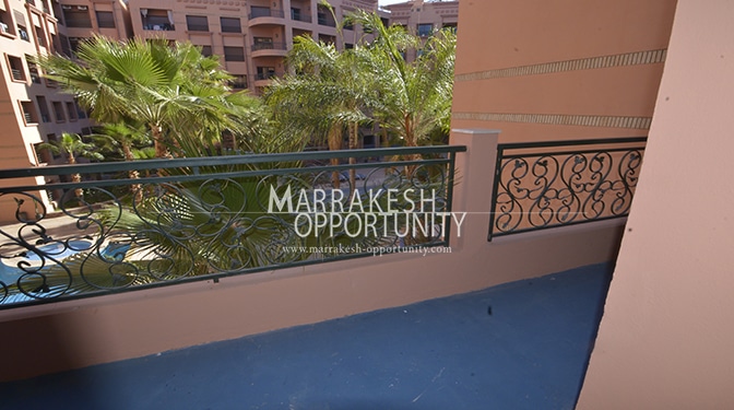 Location appartement avec une belle piscine à Marrakech
