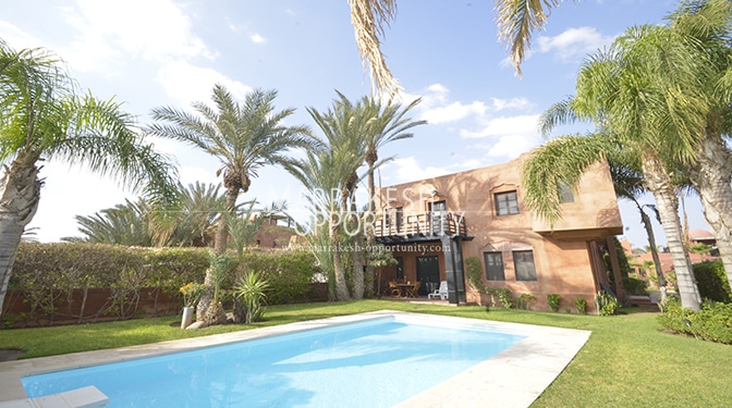 Location villa à la palmeraie