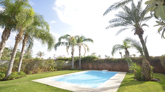 Location villa à la palmeraie