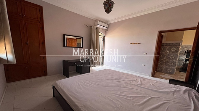 Location étage villa situé sur la route de casa