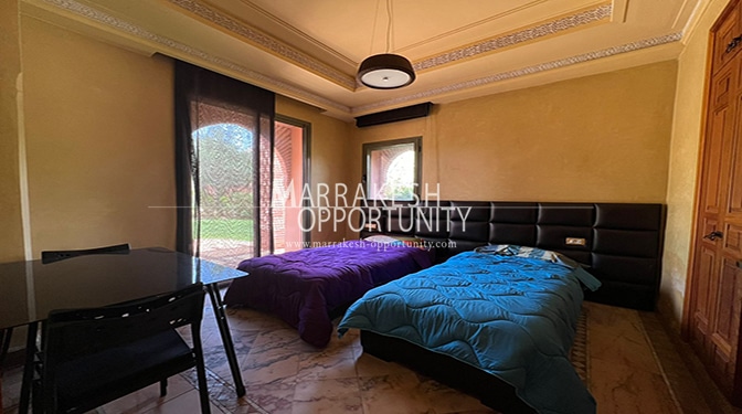 Appartement meublé à louer sur la Palmeraie