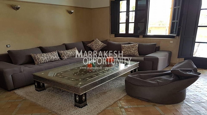 Location villa avec piscine privée à la palmeraie