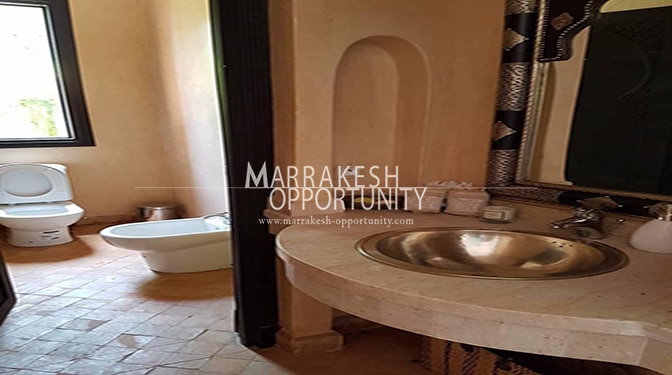 Location villa avec piscine privée à la palmeraie