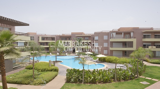 Location appartement avec piscine résidentielle Marrakech