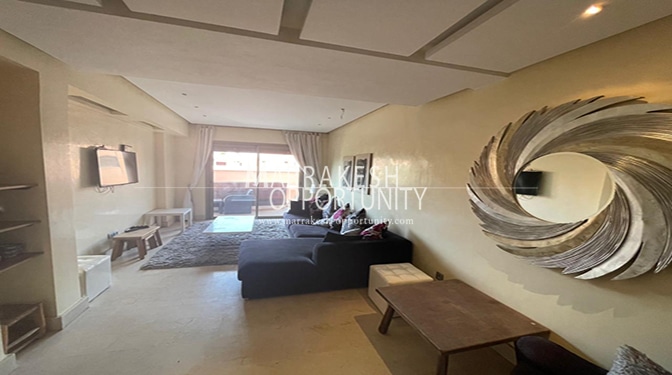 Location appartement moderne à guéliz