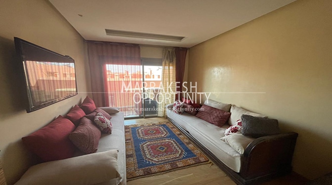 Location appartement moderne à guéliz