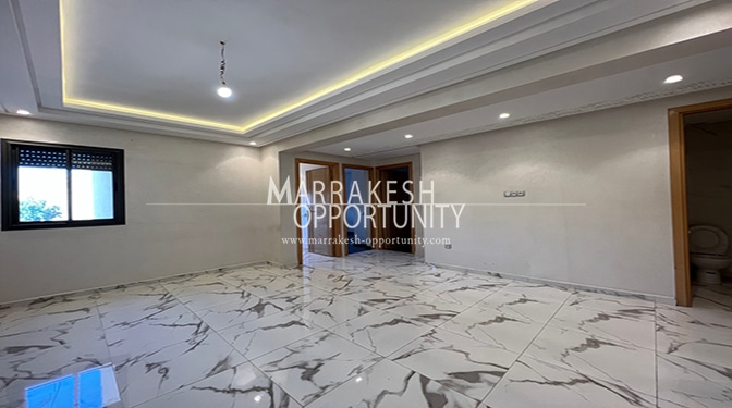 Location appartement vide moderne à guéliz