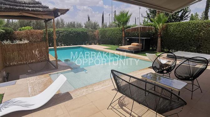 Location villa lumineuse et moderne