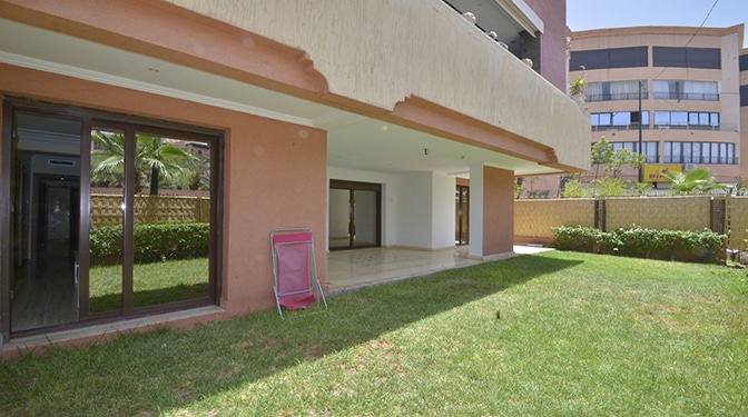 Location appartement avec jardin privative